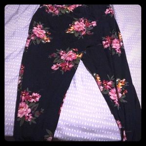 Floral leggings